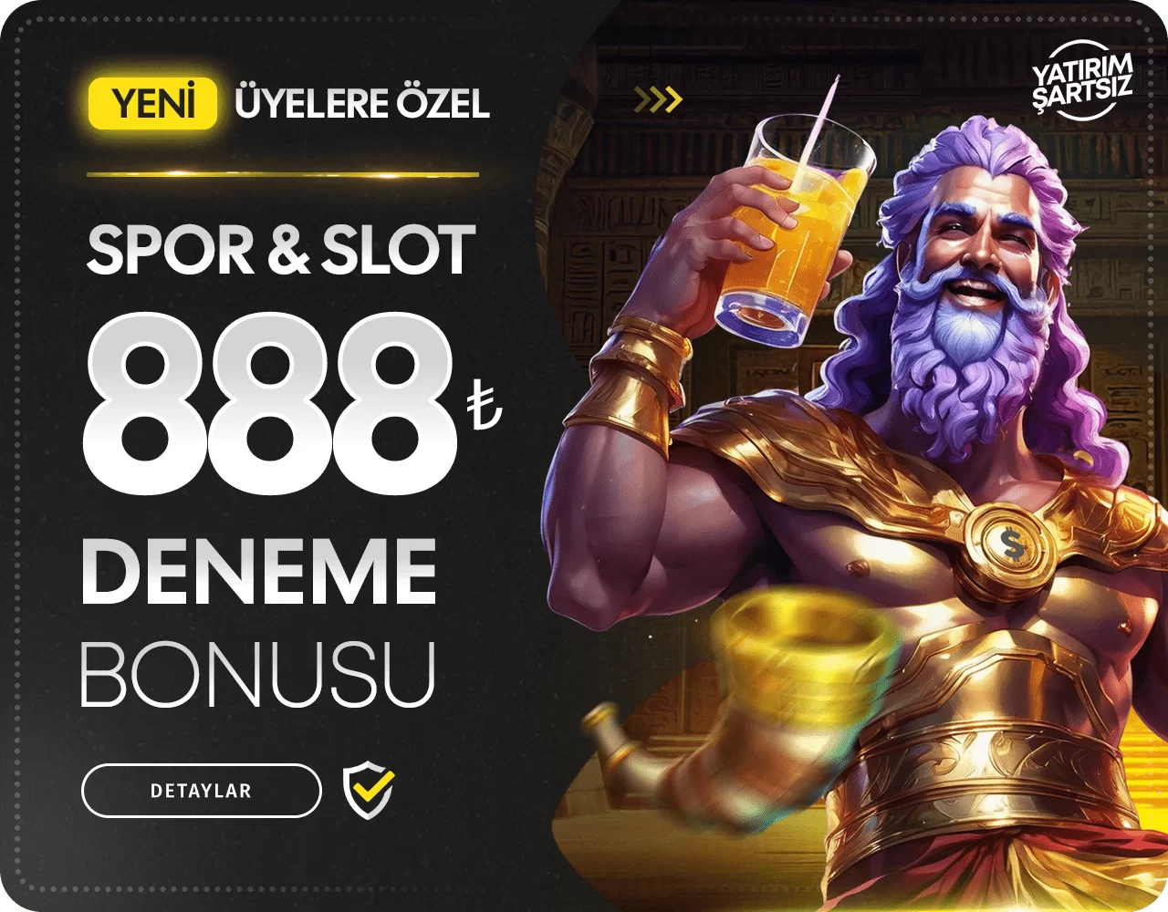 888TL SLOT / SPOR DENEME BONUSU!